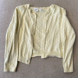 Girls Gap Pointelle Cardigan